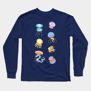 Pastel jellyfish Long Sleeve T-Shirt